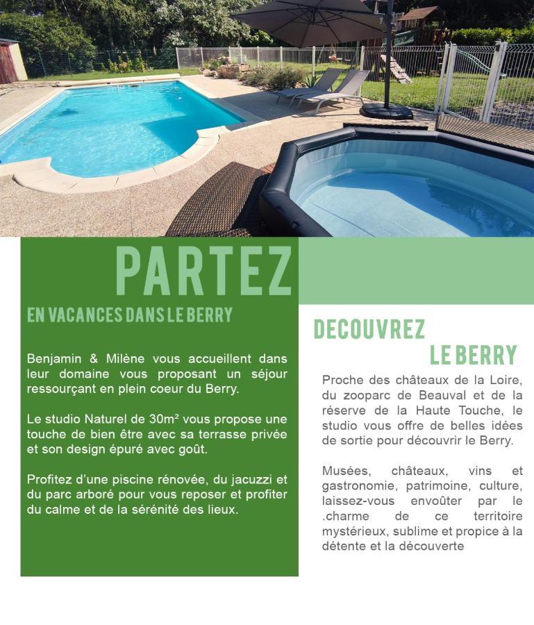 Naturel : Studio Calme Et Agreable Les Bordes Exteriér fotografie
